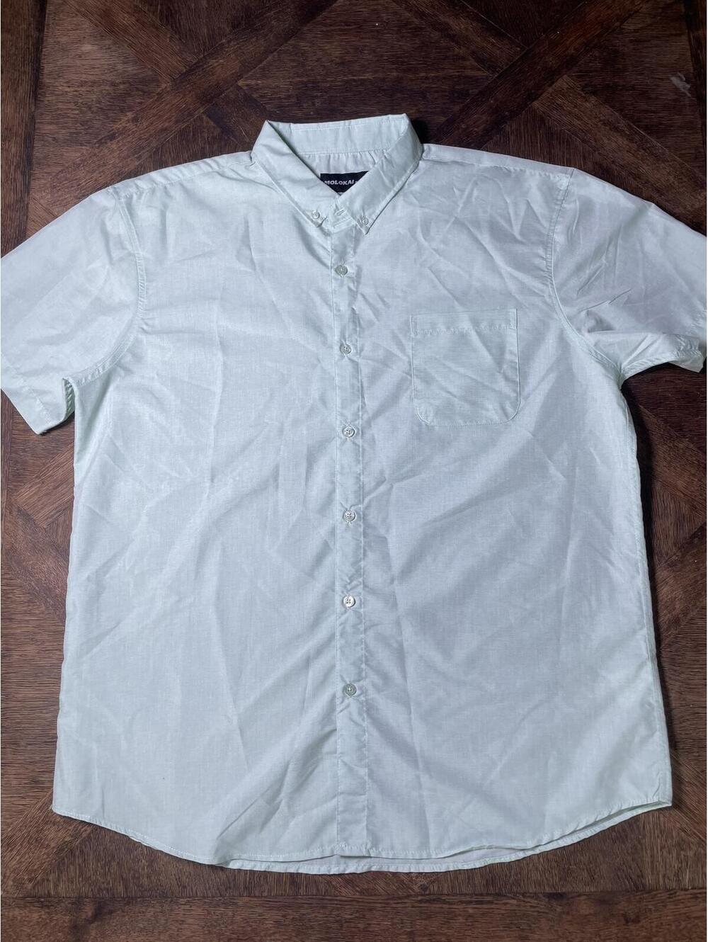 Molokai Surf Co. mens button down polo blue size xxl